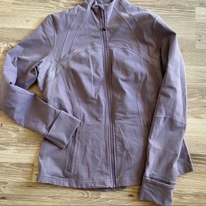 LULULEMON Purple Define Jacket size 18 Zip Jacket Tight Athletic Full